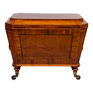 Regency Mahogany and Ebony Cellarette For Sale