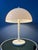 White Dijkstra space age table lamp with mushroom shade. The white acrylic glass shade produces a nice and warm light. The...
