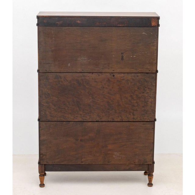 Wood Hale Oak Sectional Barrister Bookcase For Sale - Image 7 of 7