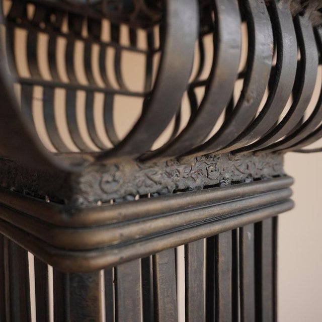 2000 - 2009 Vintage Scrolled Wood Pedestal For Sale - Image 5 of 12