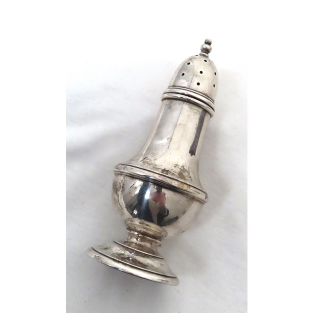 Classic Style Antique Solid Sterling Silver Sugar Shaker Muffineer