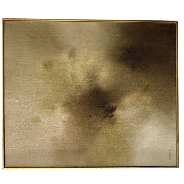 Vazquez, Paris School: Lyrical Abstraction, 1974, Oil For Sale