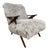 Vintage Scandinavian Sheepskin Armchair, 1970s For Sale