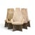 Adrian Pearsall for Craft Associates Mid Century Brutalist Dining Chairs - Set of 6 Each armless chair measures: 19 wide x...