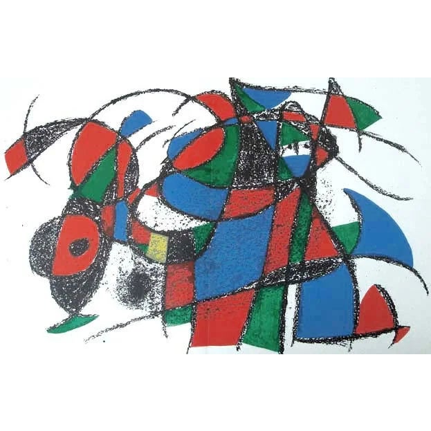 Artist: Joan Miro Country: Spain Title: Untitled – V2-3d Medium: Original Lithograph Marks: Not signed or numbered Size:...