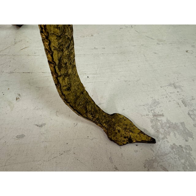 Gilt Metal Chain Link Floor Lamp in the style of Franz West, 1970s For Sale - Image 13 of 13