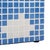 Early 21st Century Hikari Cube Cloud Tile Accent Table in Light Blue / White For Sale - Image 5 of 7