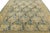 Antique Mahal Rug With Muted Ochre and Indigo Blue Floral Medallions For Sale - Image 9 of 12