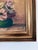 1930s Vintage Original Floral Oil Painting, Signed Flower Art For Sale - Image 5 of 14