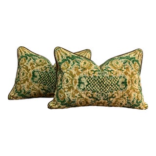 Vintage Re-Designed and Hand-Engineered Pillow Covers - a Pair For Sale