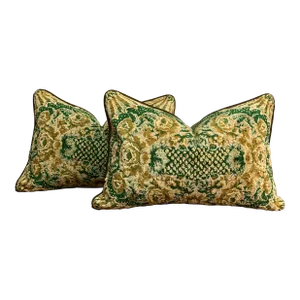 Vintage Re-Designed and Hand-Engineered Pillow Covers - a Pair