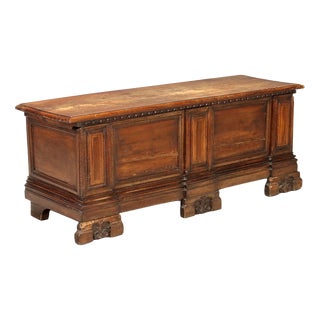 18th Century Baroque Walnut Chest For Sale