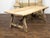 19th Century Italian 19th Century Bleached Oak Farm Table with Baroque Style Carved Base For Sale - Image 5 of 12