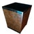 Mid-Century Modern Late 20th Century Mid-Century Modern 14” Burl Wood & Lacquer Vessel - Wastebasket or Jardiniere For Sale - Image 3 of 4
