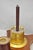 Vintage French Regency Style Mahogany & Gold Gilt Plume Table Pedestal Base (A) For Sale - Image 14 of 16
