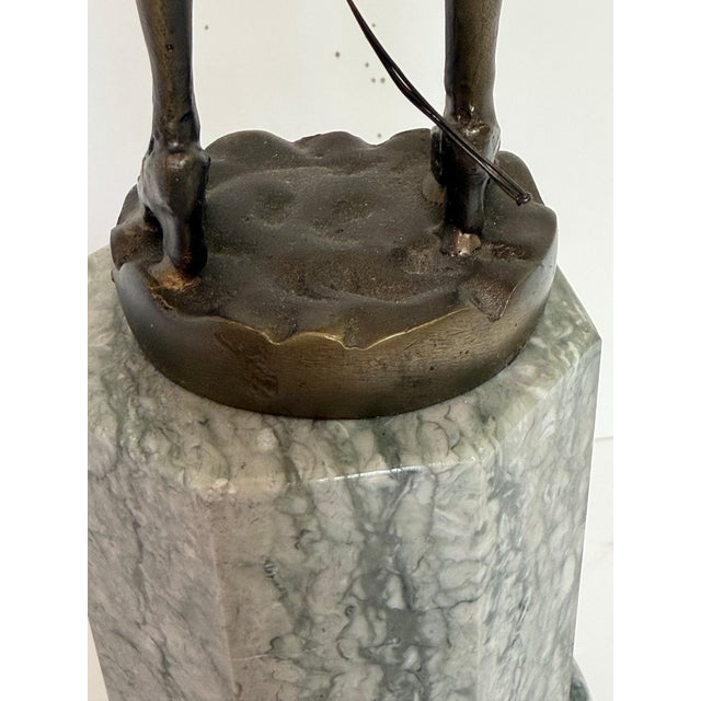 After Bruno Zach “The Riding Crop” Art Deco Patinated Bronze Sculpture on Marble For Sale - Image 10 of 12