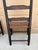 Pair of Antique Black Painted Shaker Ladder Back Chairs With Rush Seats For Sale - Image 17 of 18