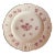 French Porcelain Large Round Serving Platter , Circa 1820 — Rose Floral For Sale