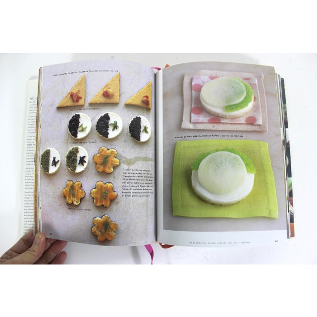 Paper 1999 Martha Stewart’s Hors D’oeuvres Handbook Hard Cover Cookbook for Entertaining For Sale - Image 7 of 10