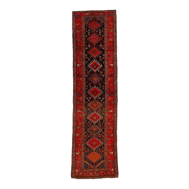 Antique Persian Azerbaijan Rug - 03'05 X 13'00 For Sale