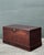 American Vintage Cedar Lined Ships Trunk For Sale - Image 3 of 12