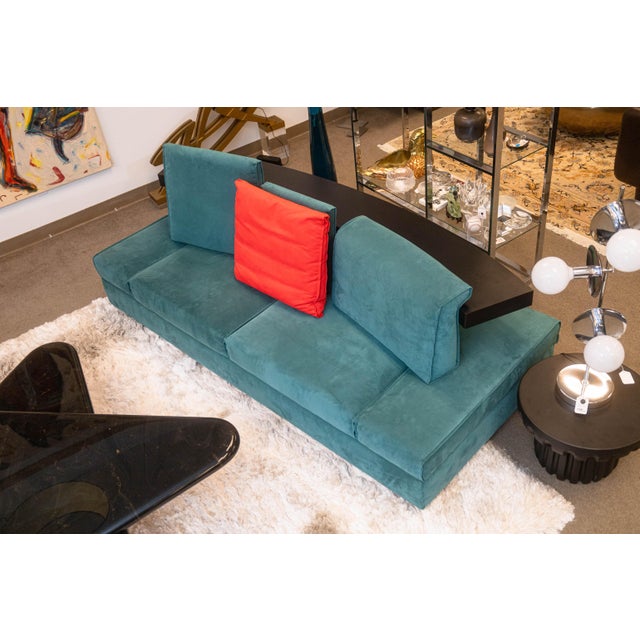 Modern Pair of Mauro Lipparini for Saporiti Italia Avedon Sofas 1980s Post Modern For Sale - Image 3 of 11