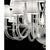 Glass Transparent Murano Glass Chandelier by Simoeng for Simoeng For Sale - Image 7 of 9