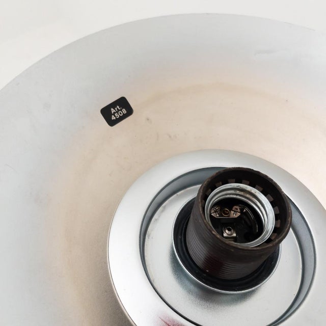 Silver Vintage Space Age Italian Bud Floor Lamp by Harveiluce Guzzini, 1960s For Sale - Image 8 of 18