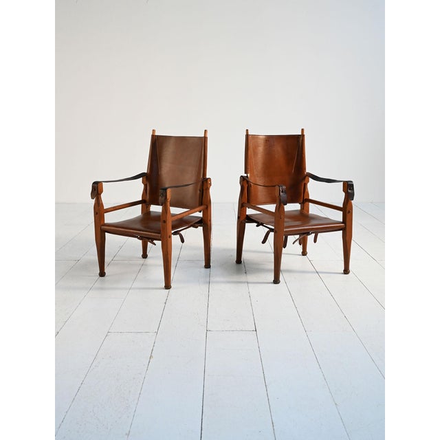 Safari Chairs, 1950s, Set of 2 For Sale - Image 11 of 11