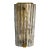 Carl Fagerlund, Textured Glass, Brass, Large Wall Sconce, Sweden, 1940s For Sale