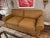 Like new stunning Restoration Hardware Lancaster camel Cavalino luxe leather sofa having down fill, two seat cushions and...