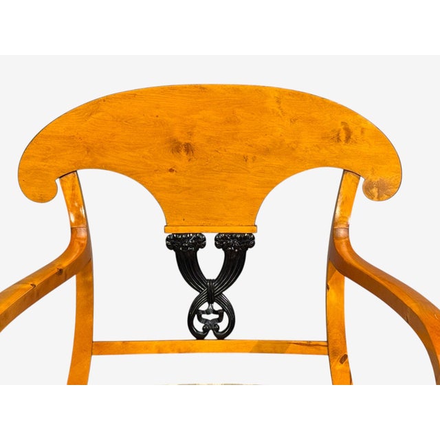 Neoclassical, Ten Dining Chairs, Ebonized Wood, Beech, Austria, 1970s For Sale - Image 10 of 15