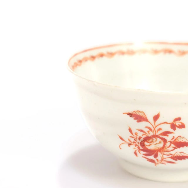 Antique 18th Century Chinese Export Porcelain Tea Bowl & Saucer For Sale - Image 15 of 18