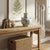 This charming vintage blue and white ceramic vessel features a robust, globular body gracefully rising into a slender neck...