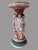 Blue Antique Victorian 11.5" 3 Graces Figural Porcelain Compote Candlestick Vase With a Bisque Finish For Sale - Image 8 of 8