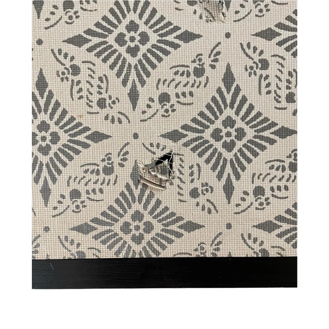 Japanese Vintage Byobu 2 Panel Tabletop or Wall Screen With Pine Tree Mountain. Signed For Sale In San Francisco - Image 6 of 6