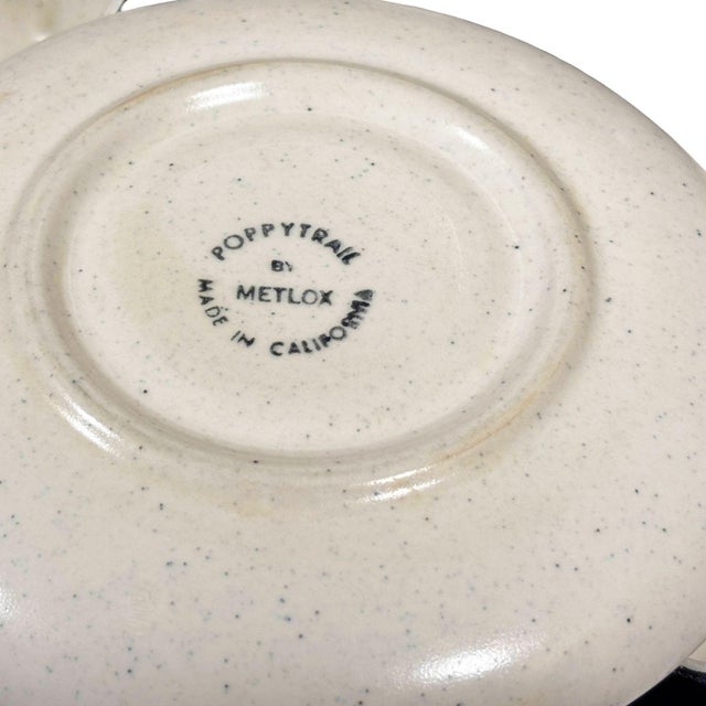 1950s Mid-Century Modern "Contempora" Dinner Service Metlox Poppy Trail - 84 Pieces For Sale - Image 14 of 16