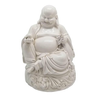 Antique-Style Japanese Porcelain Hotei Buddha Figure For Sale