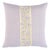 Schumacher Ashoka 16" Pillow In Lilac & Cream For Sale