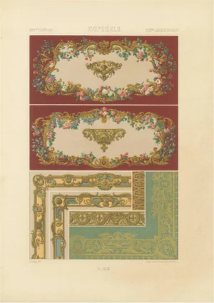 Lassus after Albert Racinet, XCIII of L’Ornement Polychrome, 1869, Paper
