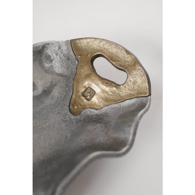 Handcrafted Brutalist Bowl from David Marshall, 1970s For Sale - Image 4 of 10
