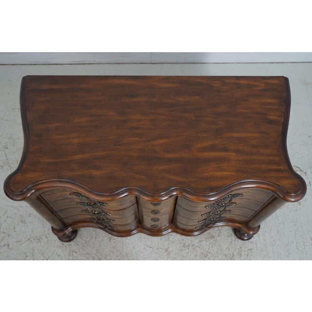 Touchstone Country French Louis XV Walnut Finish Chest For Sale In Philadelphia - Image 6 of 18