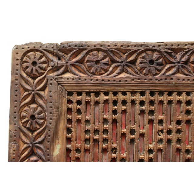 Antique Hand-Carved Wooden Mashrabiya, 1890s For Sale - Image 18 of 18