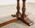 Country French Provincial Oak Double Trestle Dining Table 7 Ft For Sale - Image 10 of 18
