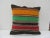 Handmade Striped Turkish Kilim Pillow Cover For Sale - Image 4 of 4