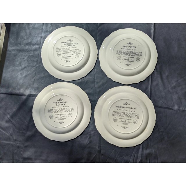 Mid 20th Century English Wedgwood Williamsburg Restoration Transferware Plates, Set of 12 For Sale - Image 12 of 14