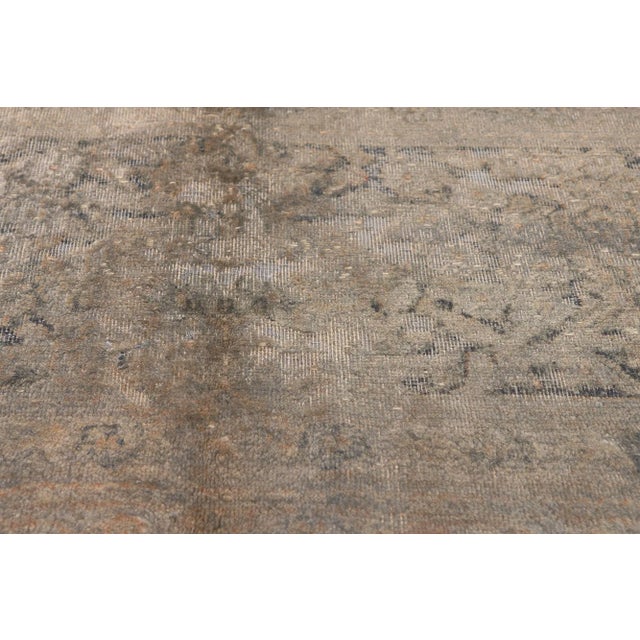 Mid 20th Century Mid 20th Century Vintage Turkish Modern Industrial Rug - 09'10 X 12'11 For Sale - Image 5 of 9