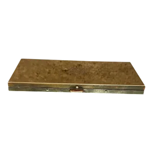 1960s Vintage Brass Compact Case