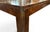 Brown 1980s Mastercraft Burl Wood & Inset Brass Parsons Dining Table With 2 Leaves For Sale - Image 8 of 10