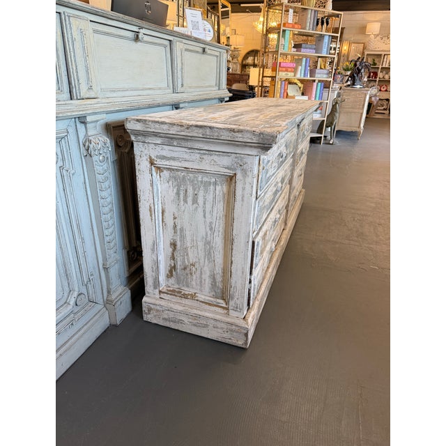 French 19th C. French Apothecary Cabinet (Comptoir) For Sale - Image 3 of 6